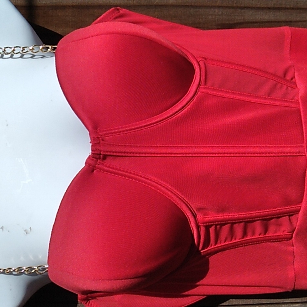 Nwt Little Red Dress. Junior (XL) - Picture 3 of 12